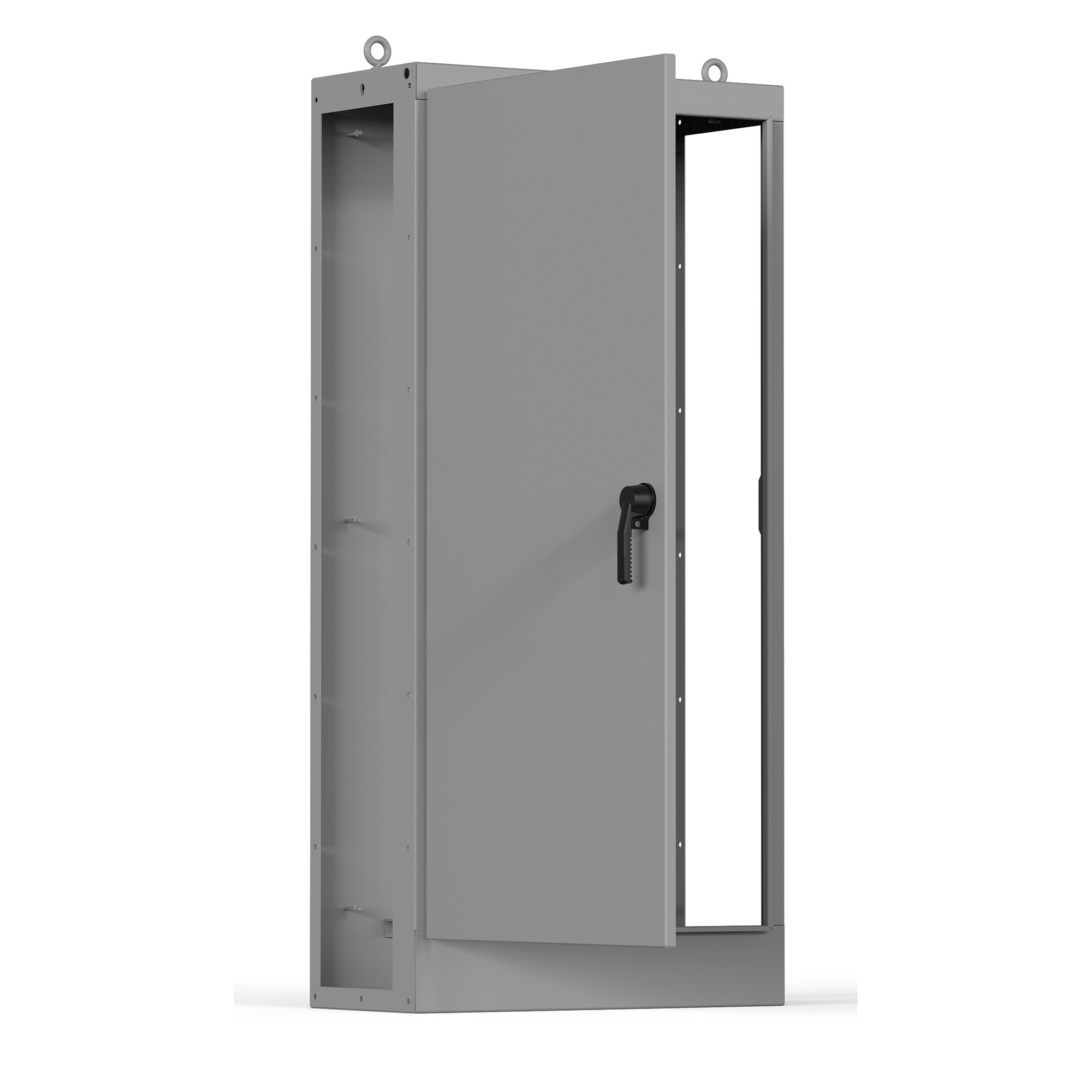 Universal Free-Stand Both Sides Open, 84.13x39.76x24.13, Gray, Steel