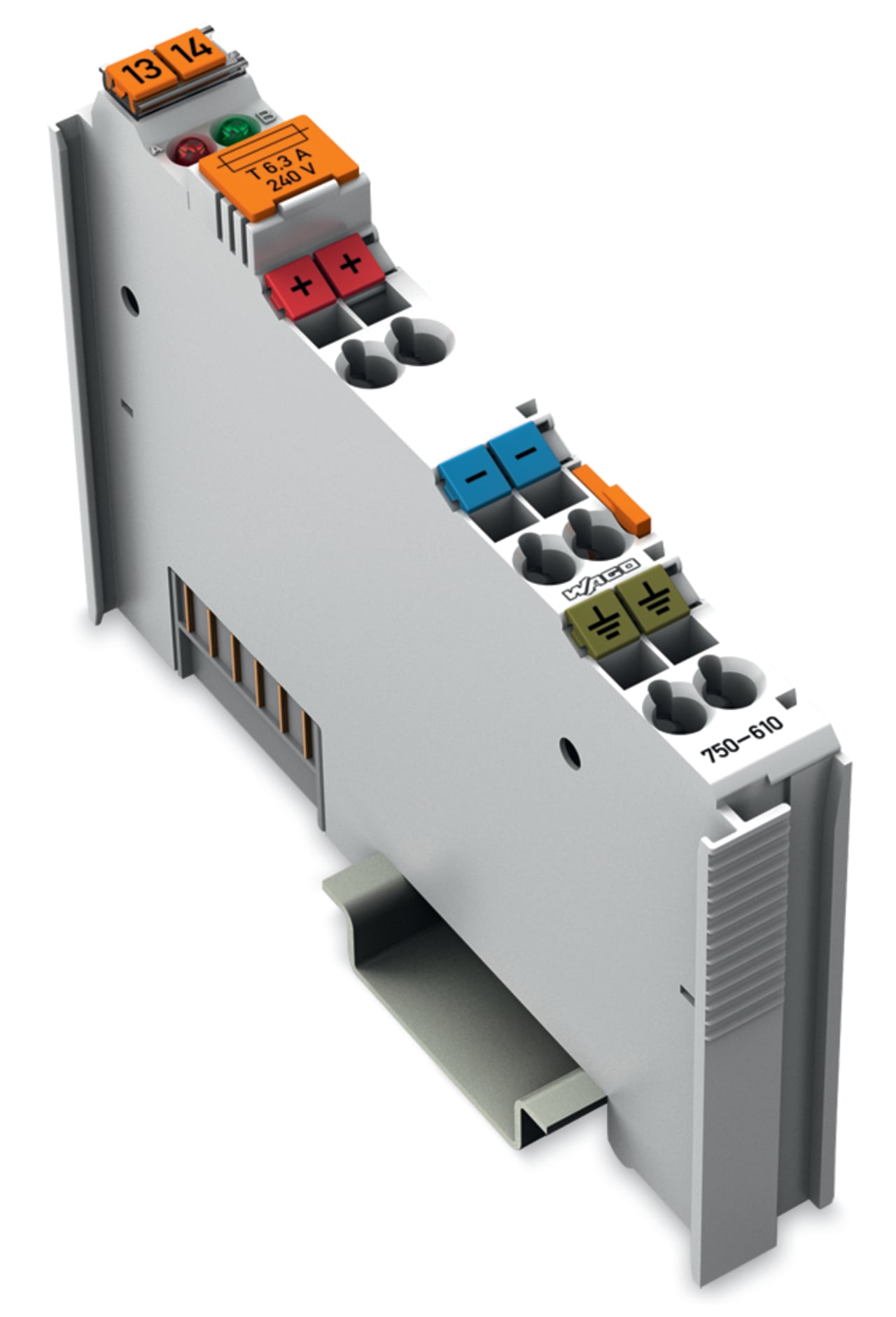 Power Supply; 24 VDC; fuse holder; Diagnostics
