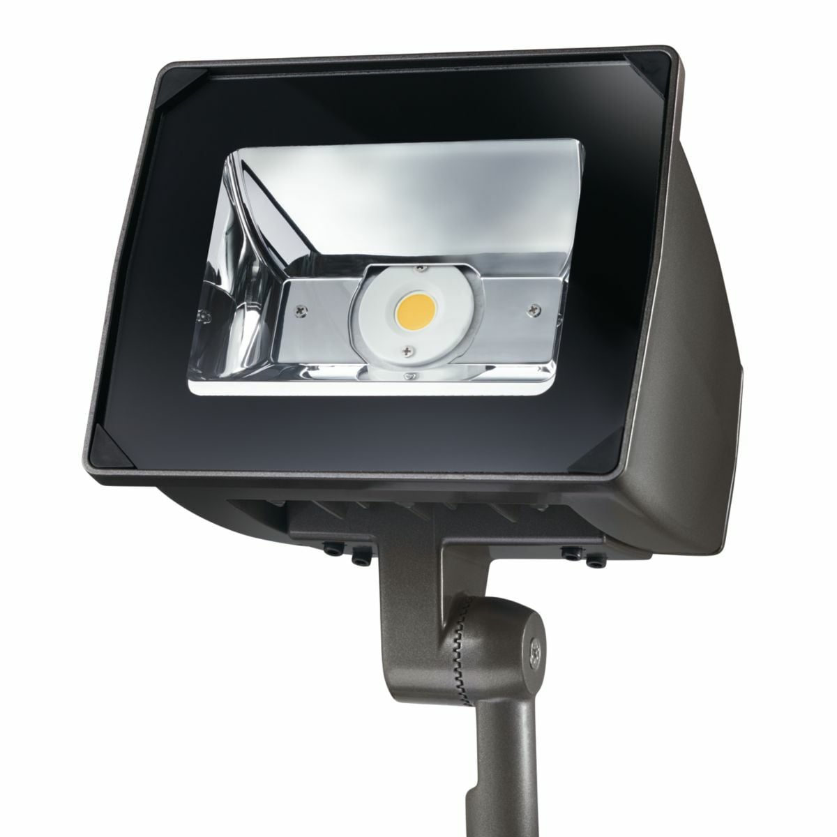 Night Falcon Small, 20W, 4000K, 120-277V, 6x6, Knuckle, Carbon Bronze