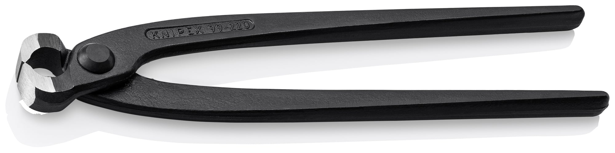 Concreters' Nippers, 8 3/4 in., Bare Handles, Polished, With 15/32 in. Head