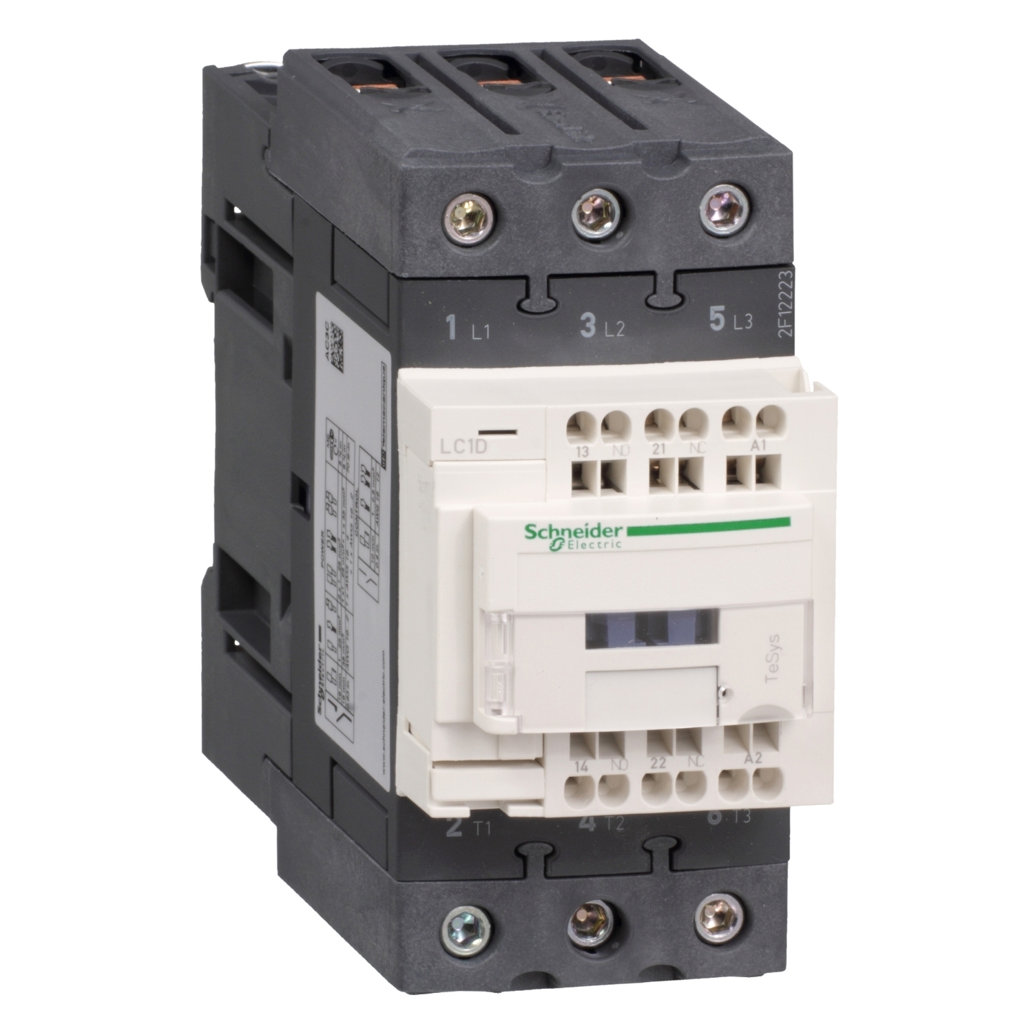 TeSys Deca contactor , 3P(3 NO) , AC-3 , <= 440V, 40 A , 120V AC 60 Hz coil