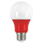 Type A, Designation: 2W A19 LED - Red When Lit - Medium Base - 120V
