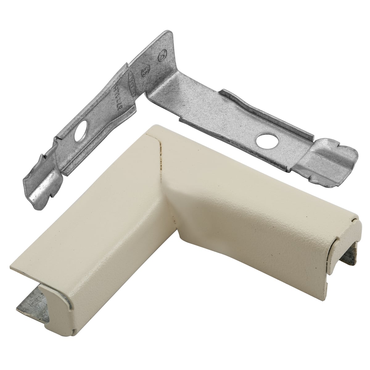 Metal Raceway, Twisted Elbow Left, HBL500/700/750 Series, Ivory
