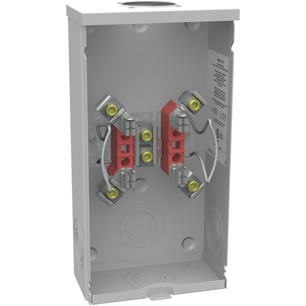 U7262-RL-TG 4 Term, Ringless, Small Hub Opening, Triplex Ground, 150 Amp