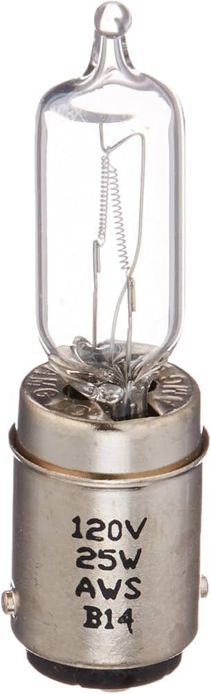 Non-Dimmable Replacement Lamp, 25 W, Double Contact Bayonet Halogen Lamp