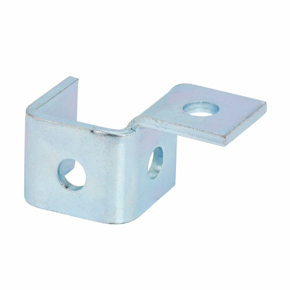 Eaton B-Line series corner connection, 2.06"H x 3.81"L x 1.68"W, Stainless steel type 304, Right hand four hole single corner wing fitting