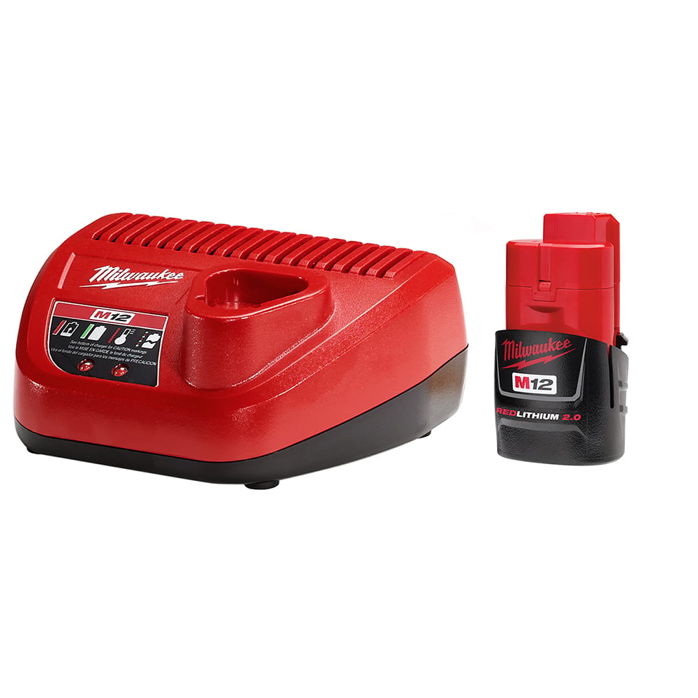 M12 REDLITHIUM 2.0Ah Battery and Charger Starter Kit