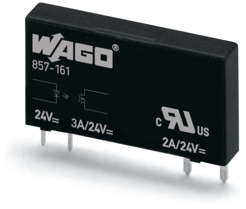 Basic solid-state relay; Nominal input voltage: 24 VDC; Output voltage range: 0  30 VDC; Limiting continuous current: 3 A