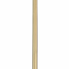 This stem extension kit is perfect for fixtures requiring additional overall length for installation on higher ceilings. The stem is coated in a silky satin brass finish for a golden design ideal for a variety of style settings. At least one link of chain will still be required at the top. Chain links are not included.