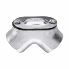 Eaton Crouse-Hinds series pull elbow, Rigid/IMC, Gender end 1: female, Gender end 2: female, Malleable iron, 90?, 1-1/2", Rigid to rigid (female to female)