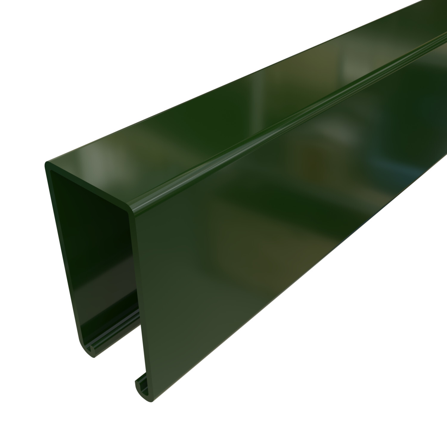 UNISTRUT CHANNEL, 12ga, 1-5/8"x 3-1/4", SOLID, GR