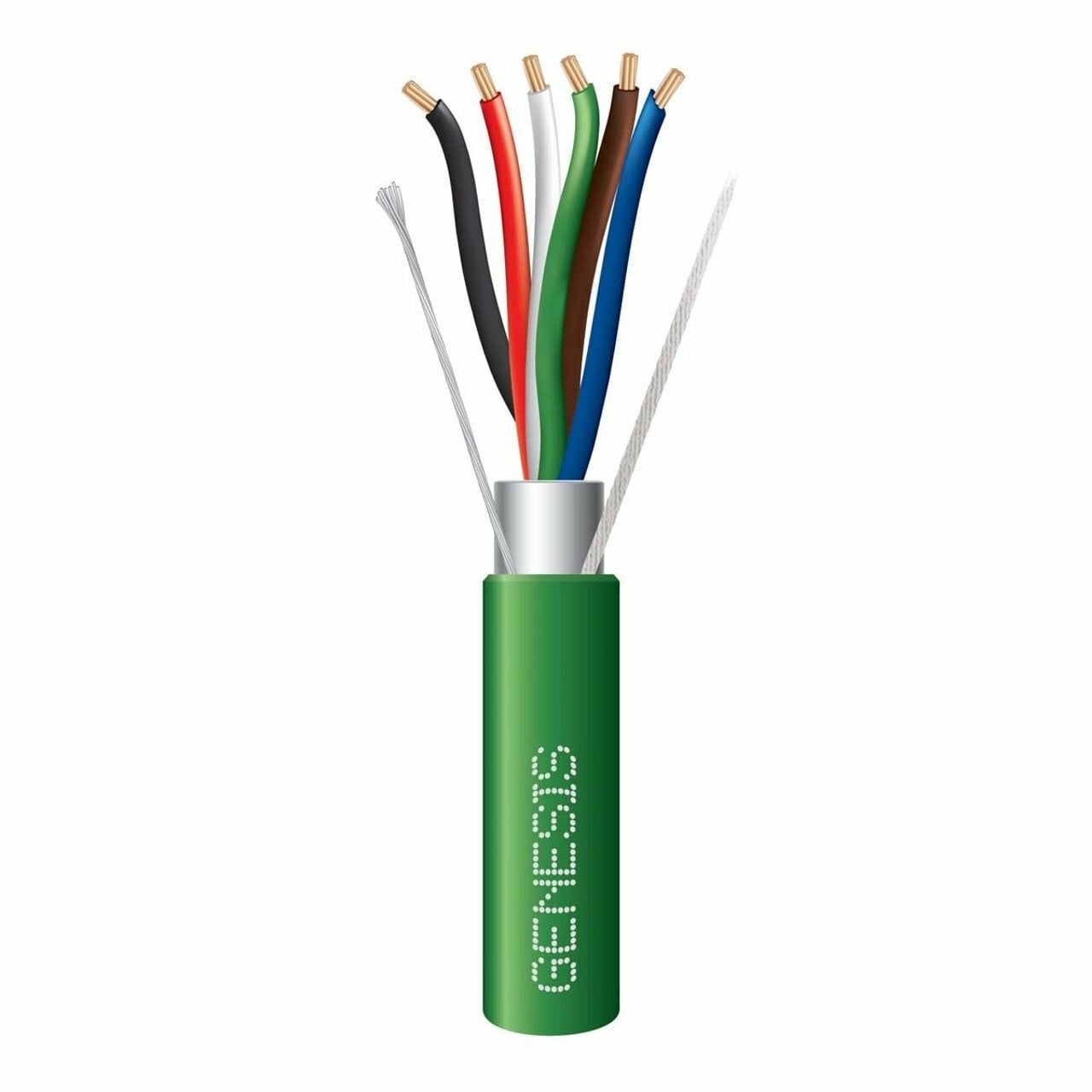 18/6 STRANDED SHIELDED CABLE - 1000 FT REEL-IN-A-BOX - GREEN