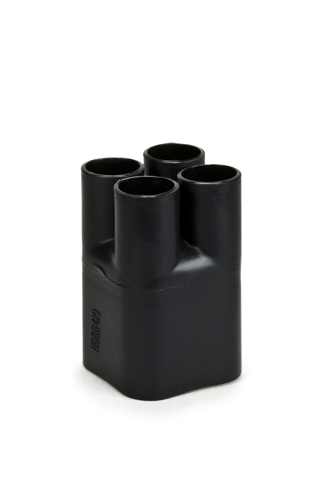 3M(TM) Heat Shrinkable Cable Breakout Boot HDBB-415-1-250, black, 4-way outlet, 1 per case