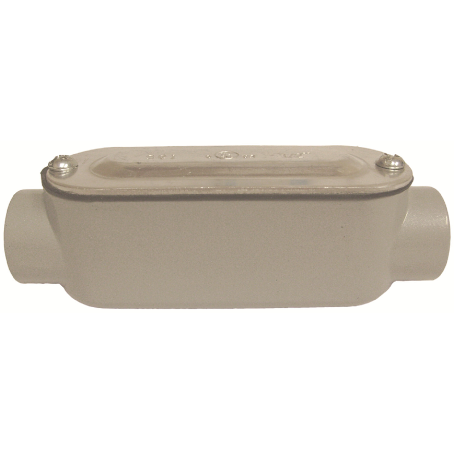 1-1/2" Aluminum Die Cast Threaded C Conduit Body With Flat Cover & Gasket