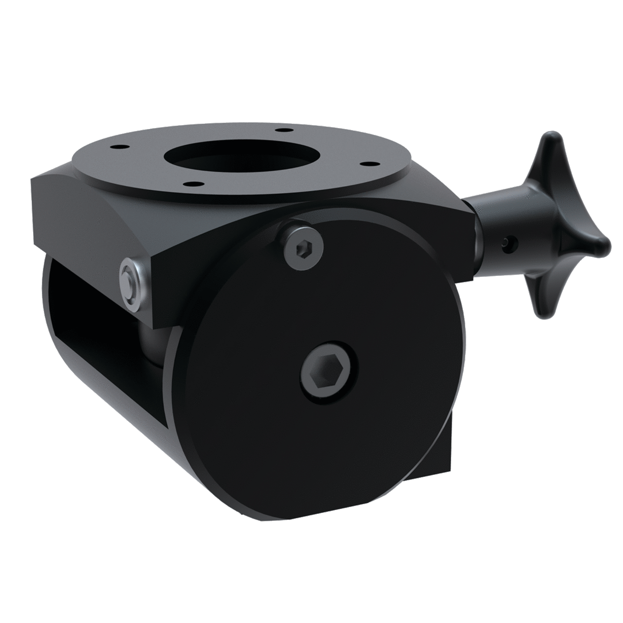 Syspend 281-Max Angle Adapter Stepless 30-Deg, 6.22x5.12x4.41, Black, Aluminum