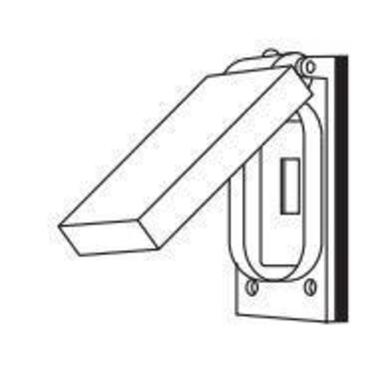 FZ/FCL-GF/FST Series Fittings - Standard And Hostile Locations - Cast Device Cover - Single Gang with Gaskets Included - Toggle Switch