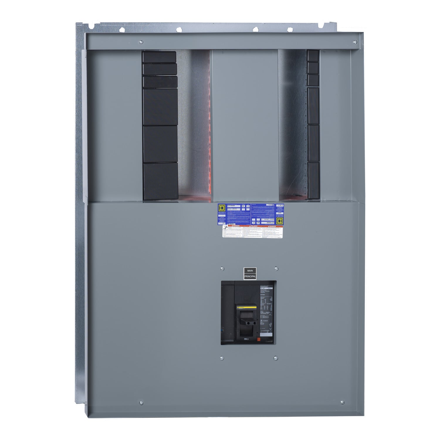 Interior, I-Line Panelboard, HCP, 600A, w/main breaker, 36in CB space, for 42in W x 68in H x 9.5in D box, Al bus