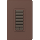 RadioRA 2 Wall-mounted Keypad, 6-button with raise/lower in sienna