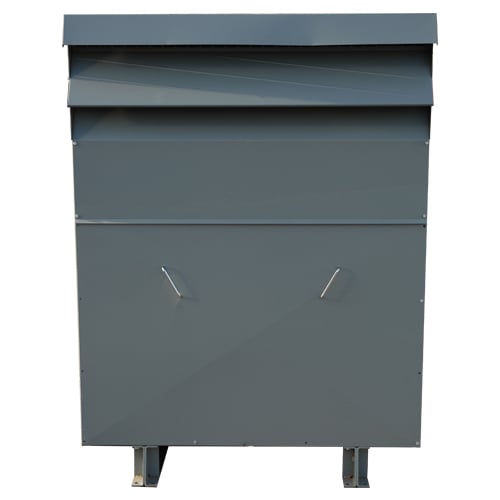 600V Class Three Phase DOE2016 and NRCan 2019 Compliant Energy Efficient Distribution Transformer, 480D PV, 208Y/120 SV, 500 kVA, 3PH, Aluminum Wound