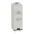 Time delay relay, Harmony SE Relays, DPDT, 100ms to 100hours, 7 time scales, on-delay function, socket compatible, 5A, 110V AC
