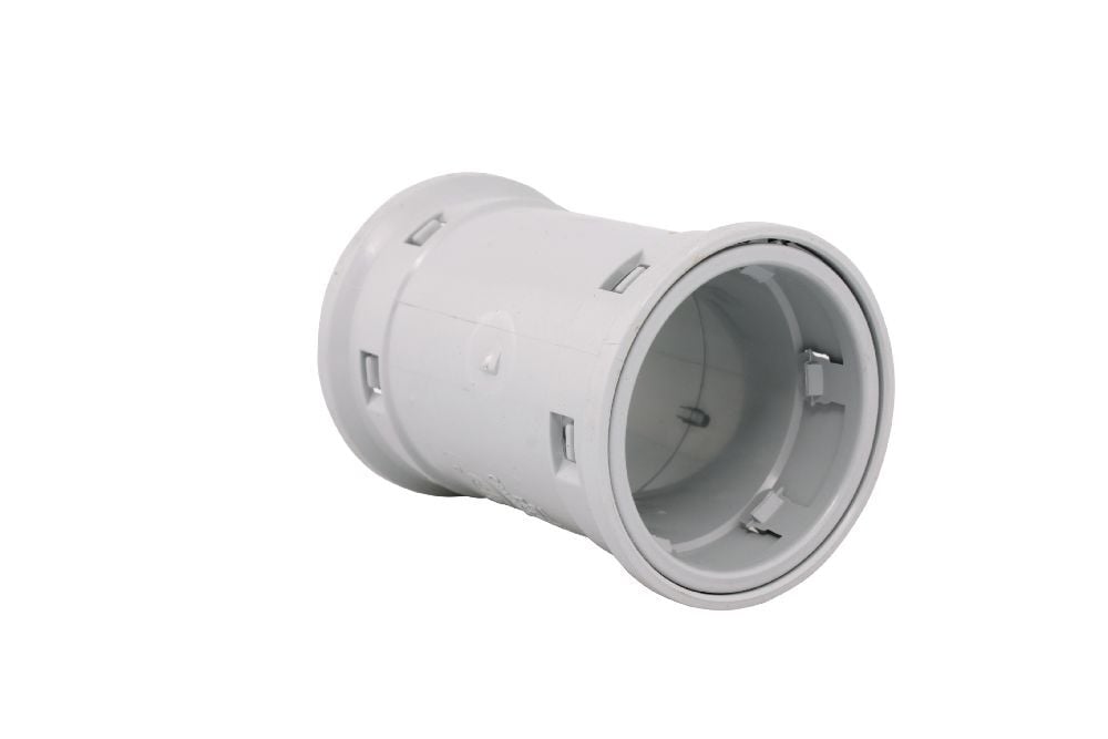KC25 1 1/4" PVC COUPLING PUSH FIT GREY KWIKON