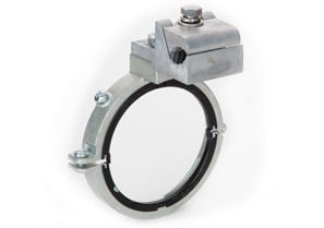 Split Bushing, Insulated, Grounding, Steel, Size 4 Inch, 350-500 MCM Lug