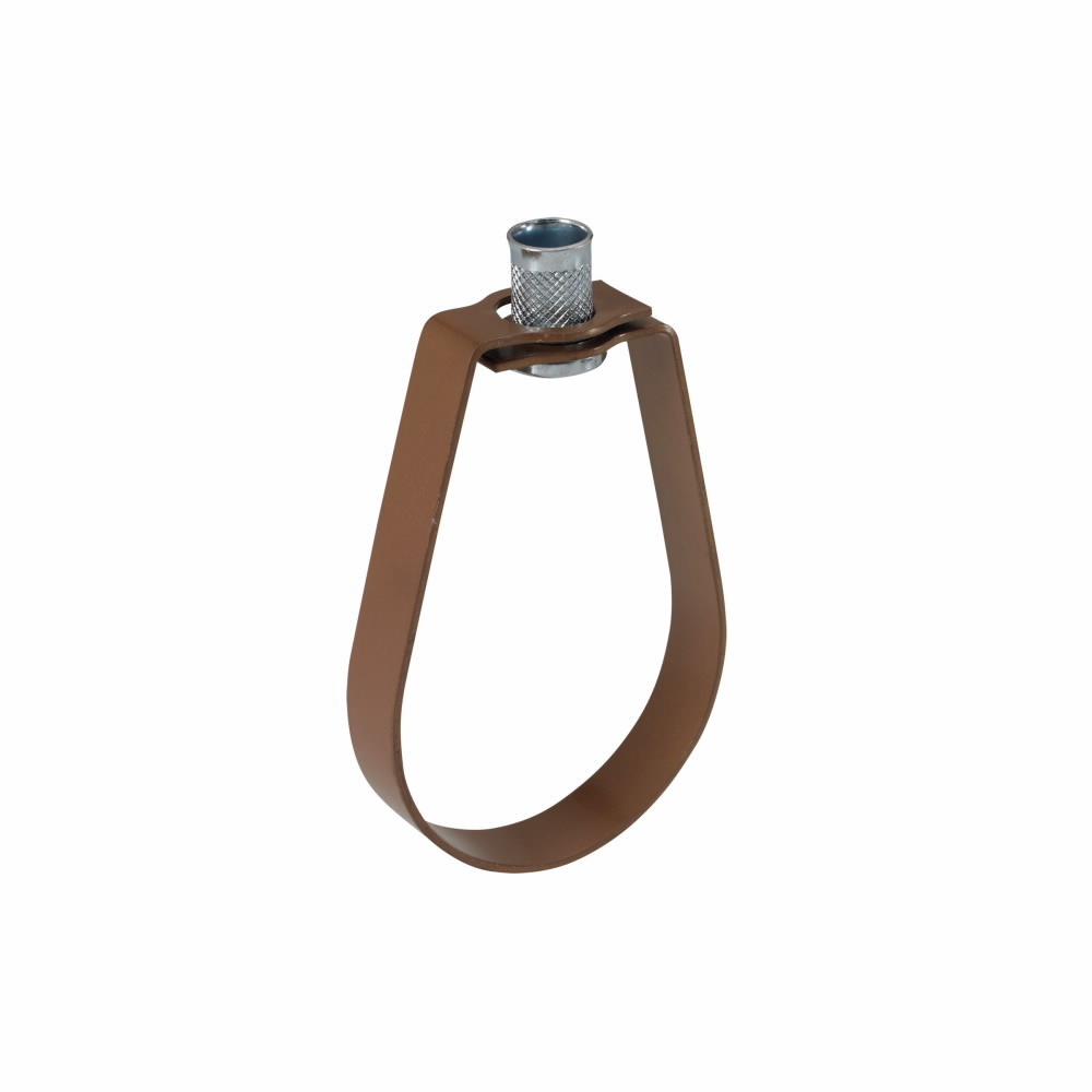 Eaton B-Line series adjustable swivel hanger for copper tubing, 0.9510" H x 3.14" L x 1.4060" W, Steel and Dura Copper, 1" max pipe size