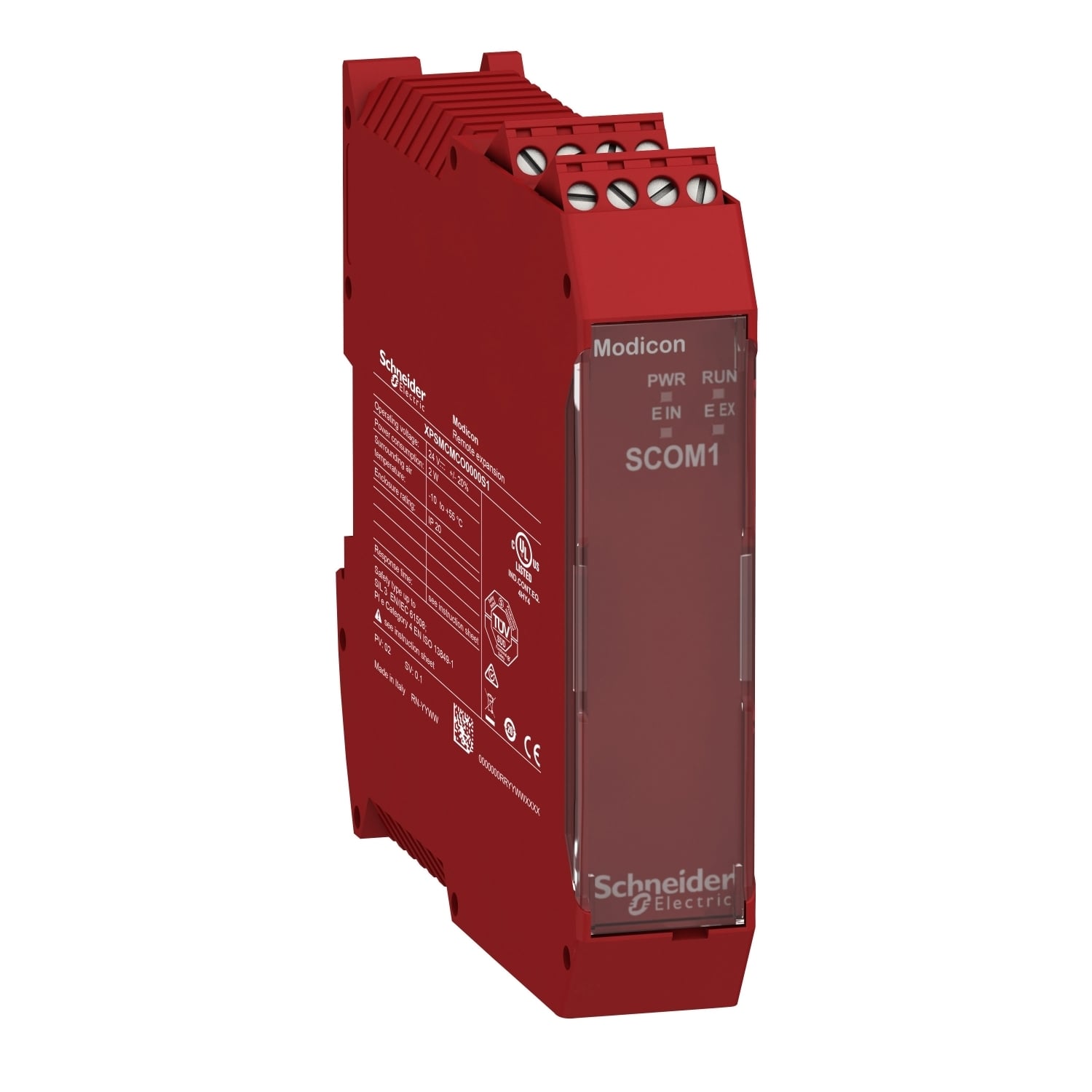 expansion module, Modicon MCM, RS485 safe communication, 1 way, screw