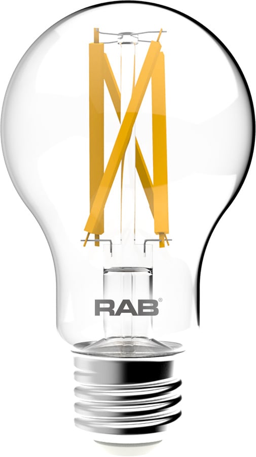 Filament A19 9W,60 EQ, 810Lm, Base E26, 90CRI, 2700K, Dimmable, Clear