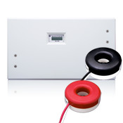 Dual Element Mini Meter Kit, Indoor Flush Mount Enclosure, LCD Counter,120/208/240 Volt, 100 Amp with Two Solid Core CTS