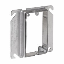 Eaton Crouse-Hinds series Adjustable Mud Ring, One device, Steel, Single-gang, 5/8" to 1-1/4" raised adjustable, 6.0 cubic inch capacity