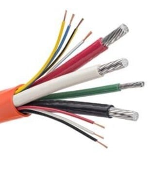 #1/3, #6G, #18/9 TCERJP Generator Installation Tray Cable, 600V Aluminum & Copper Conductors, PVC Insulation and Jacket