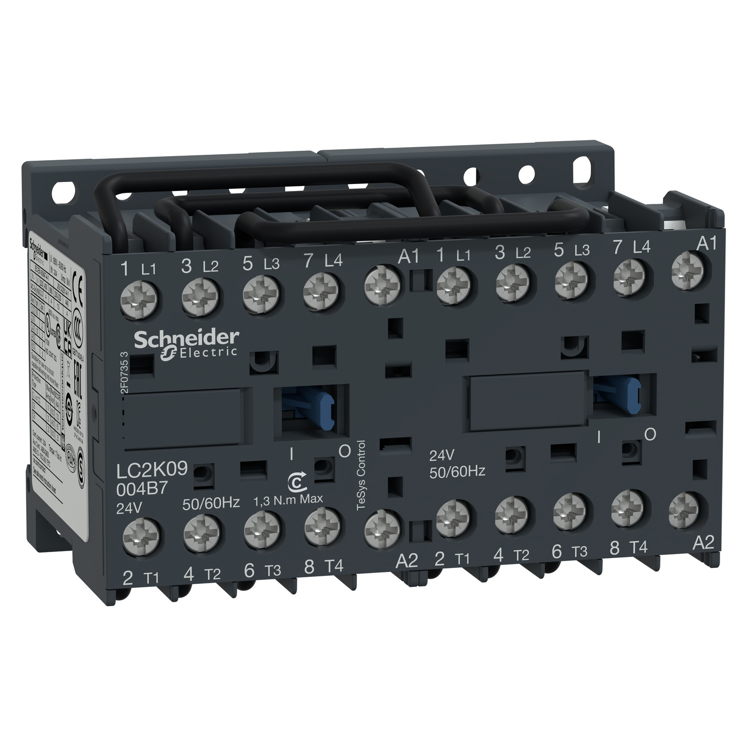 Changeover contactor, TeSys K, 4P, AC-1, lt or eq to 440V 10A, 120VAC coil