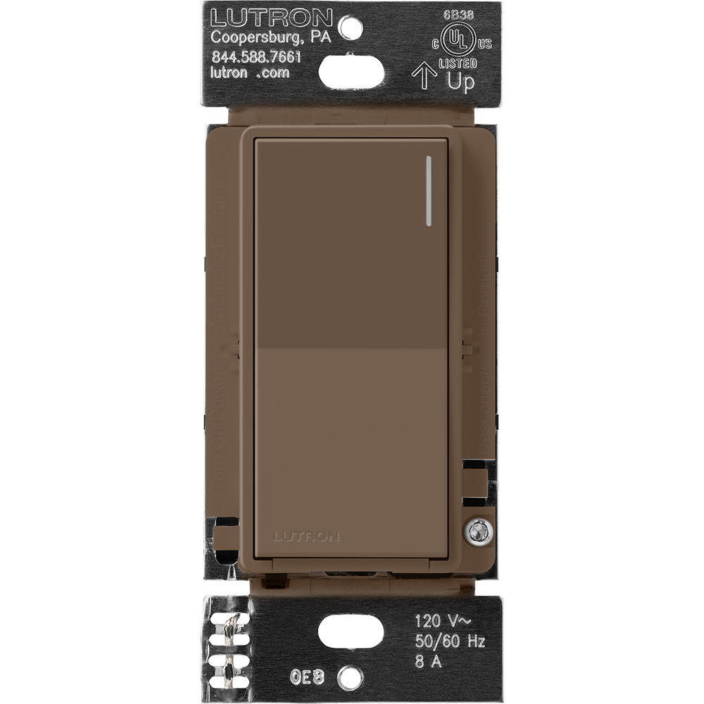 Lutron RadioRA 3 Sunnata RF Neutral Switch, 8A - Espresso