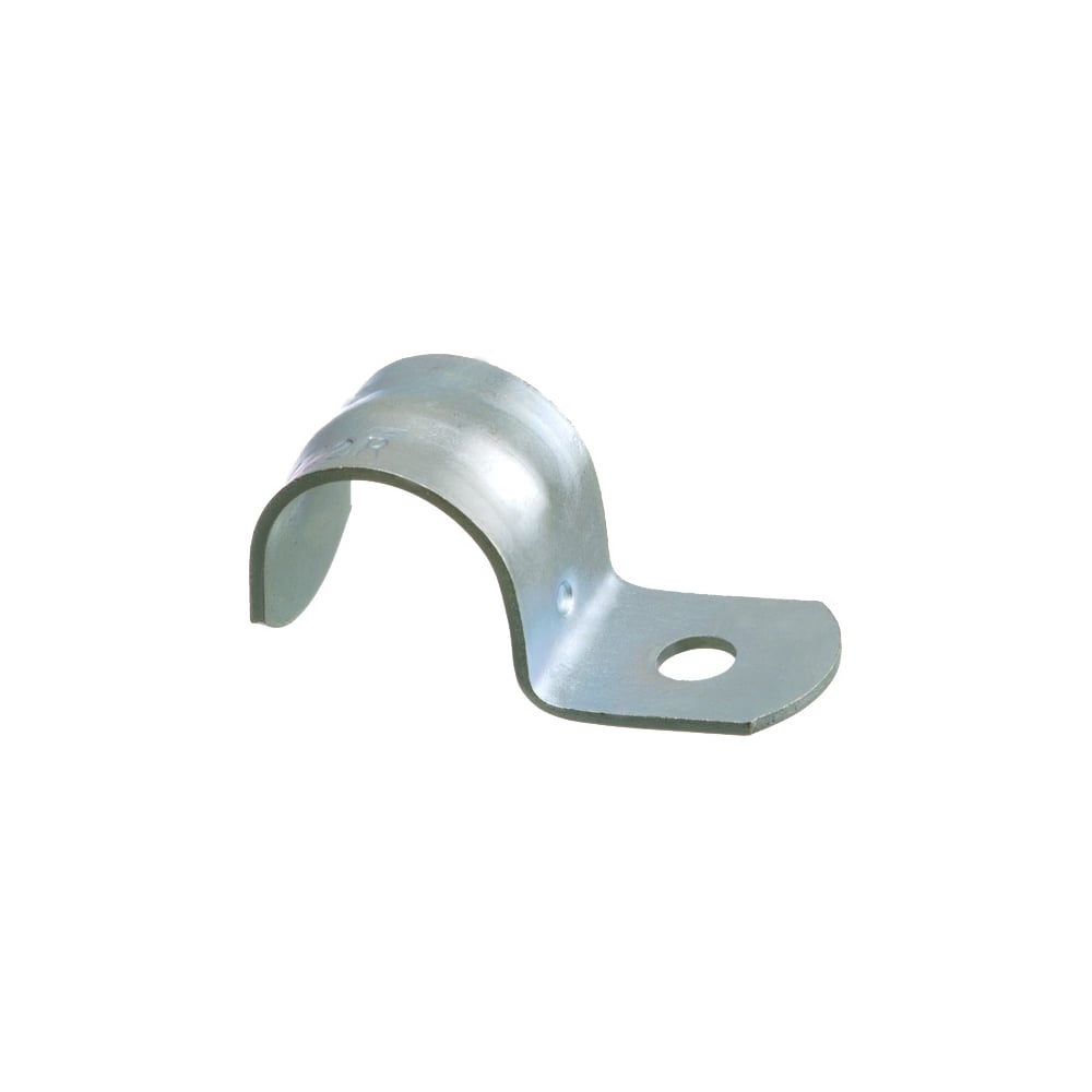 1" 1-Hole RIGID STRAP, Snap on type, plated steel.