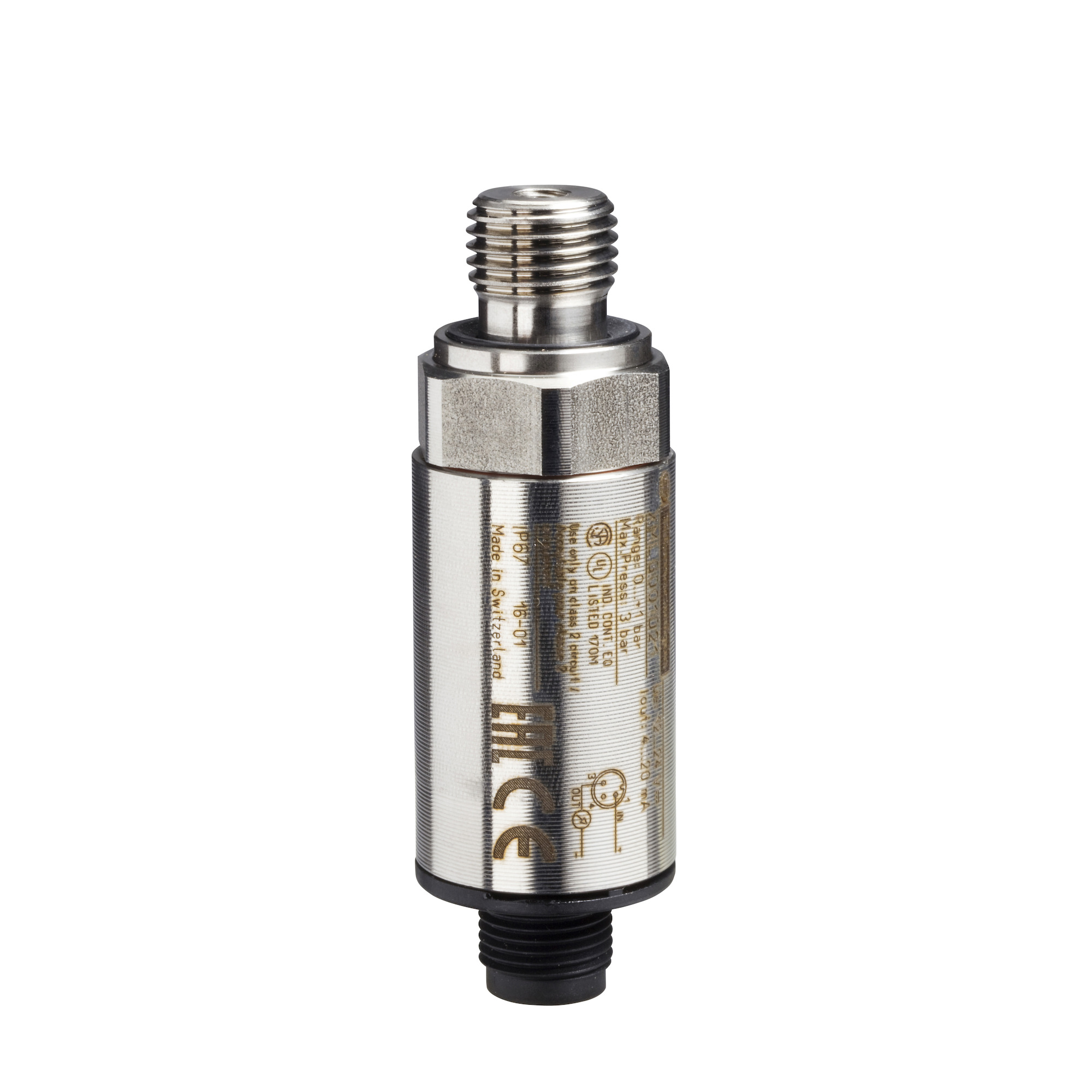 pressure sensor XMLA - 0..6 bar - 1/4" NPT male - 24 V - 0..10 V - set of 25