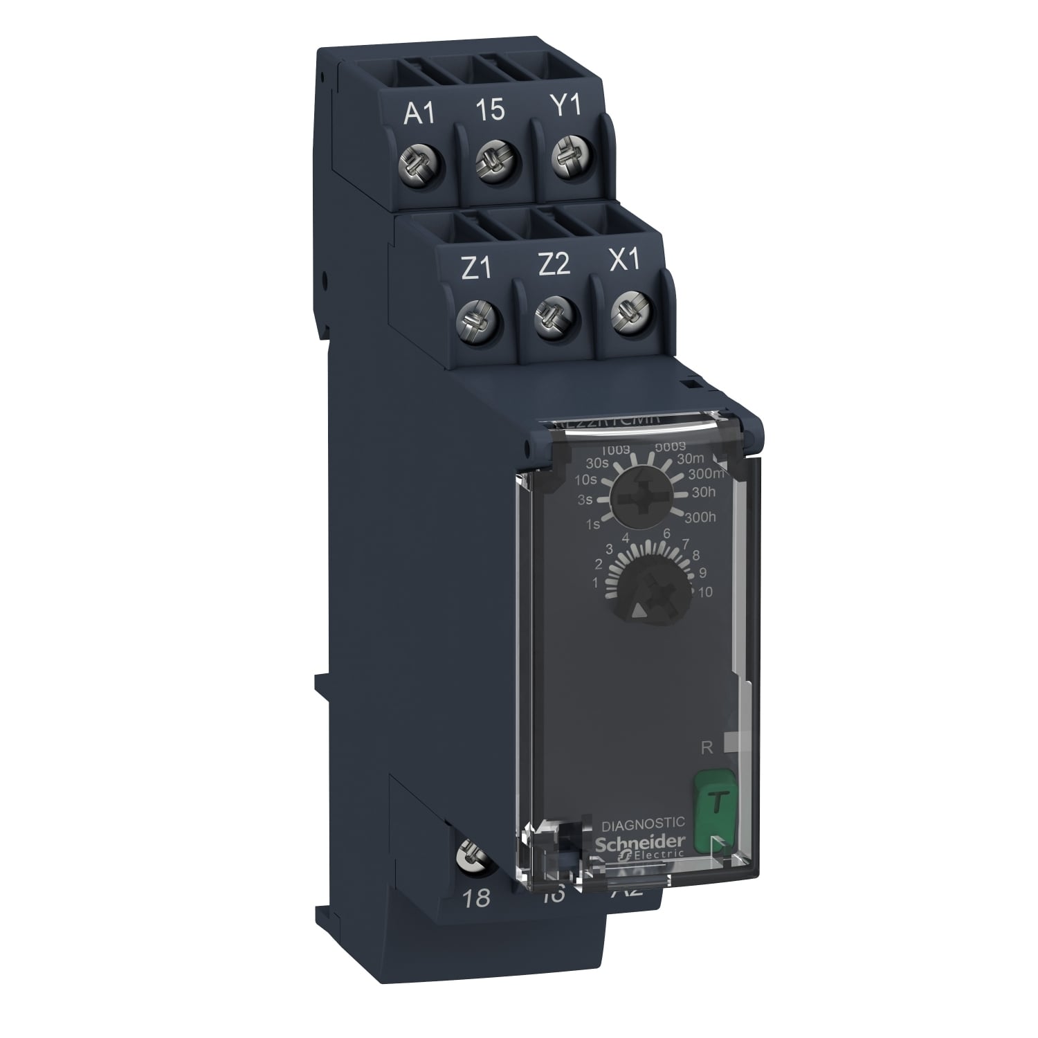 dual function relay, Harmony Timer Relays, 8A, 1CO, 0.05s?300h, off delay, 24...240V AC DC