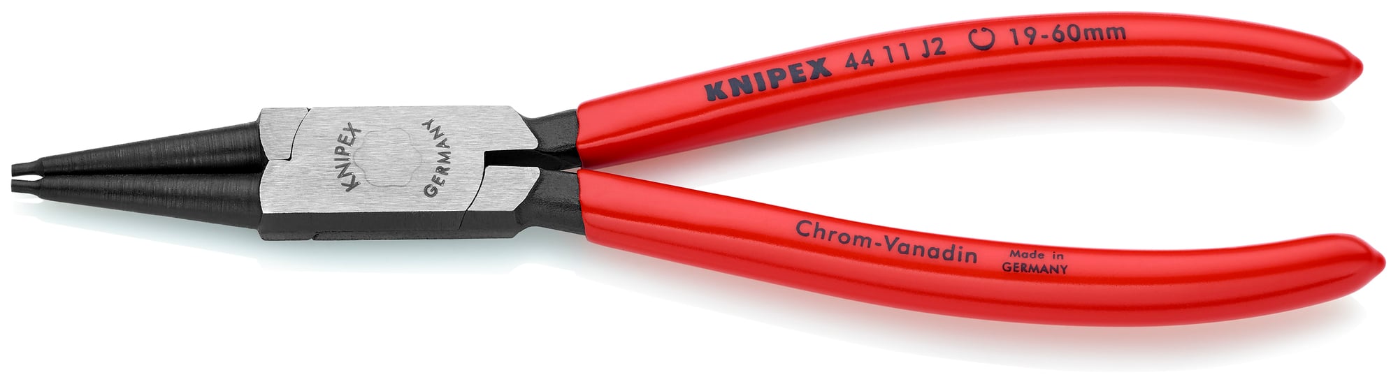 Internal Snap Ring Pliers-Forged Tips, 7 1/4 in., Plastic coating, 5/64 in. Tips, Bulk