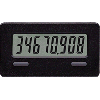 8-Digit Timer, Low Voltage SRC Input, Reflective Display