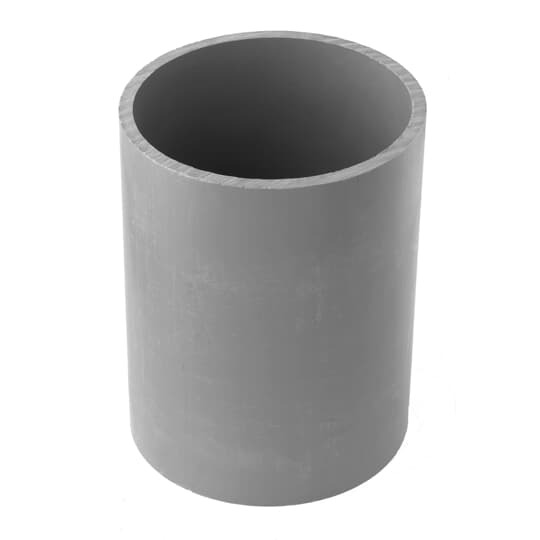 Sleeve Coupling, Size 2 Inches, Length 8 Inches, Material PVC, No Internal Stop