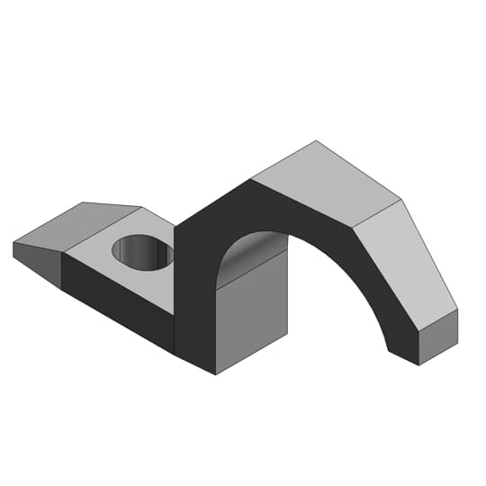 4177 T&B Pipe Strap, 3/4 in, For Use With EMT Conduits, Malleable Iron, Hot Dipped Galvanized