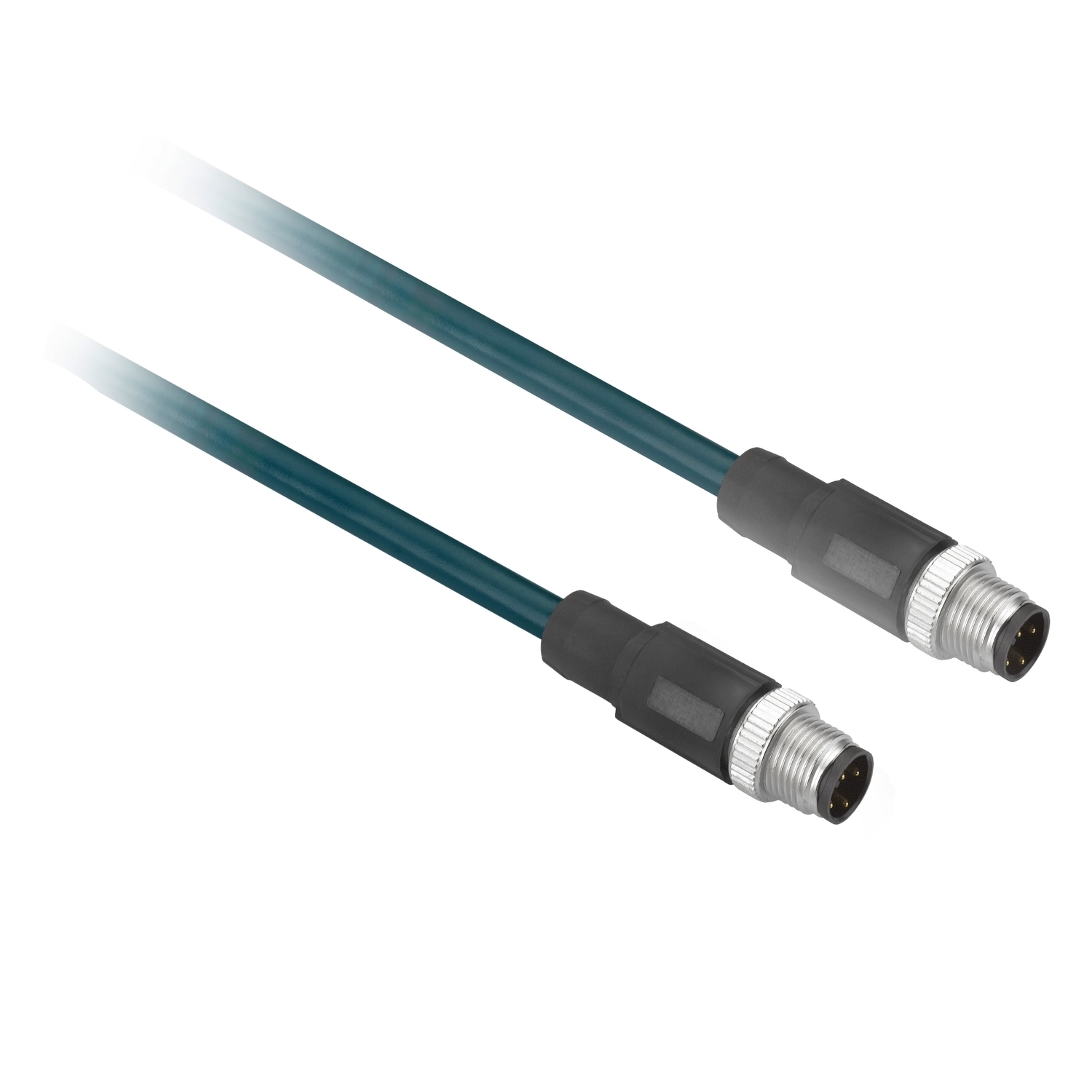 jumper cable - male M12 - 4-pin straight - female M12 - 4-pin straight - cable2m