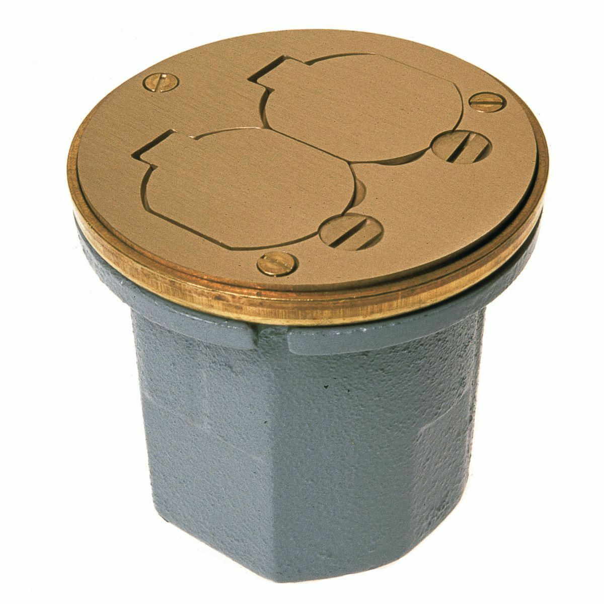 Duplex Receptacle Assembly for Wood Sub Floors