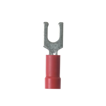Locking Fork Terminal, vinyl insulated, 