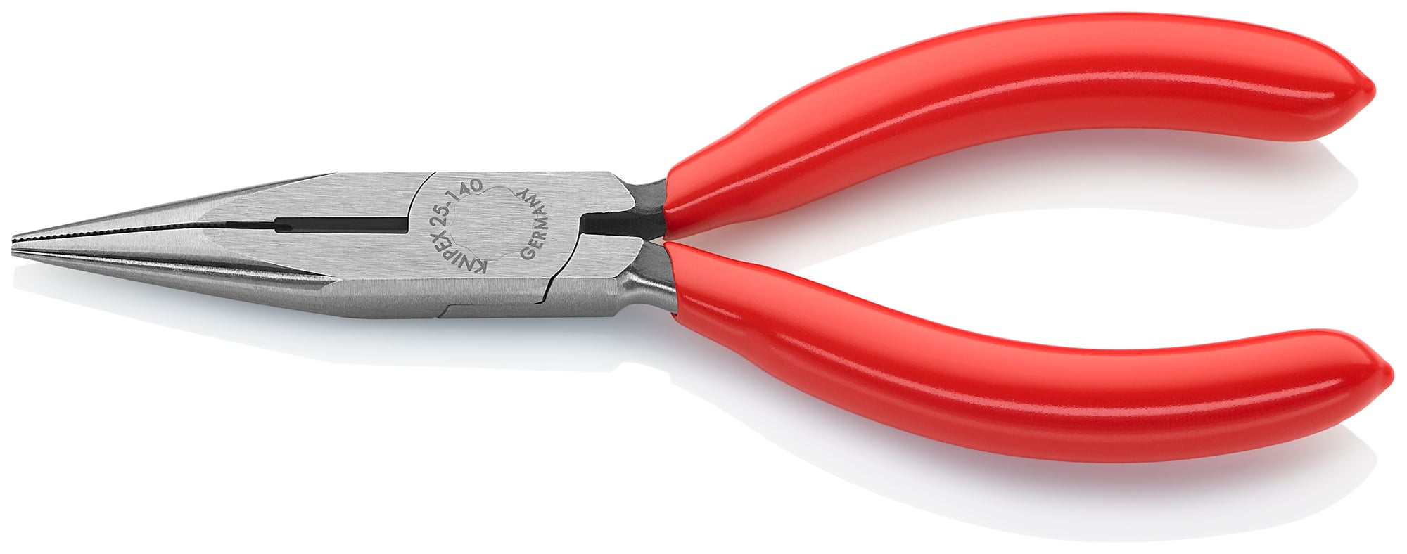 Long Nose Pliers with Cutter, 5 1/2 in., Plastic Coating