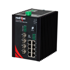 NT24k?-12SFP-POE Managed PoE+ Gigabit Ethernet Switch, DM4 SFPkm