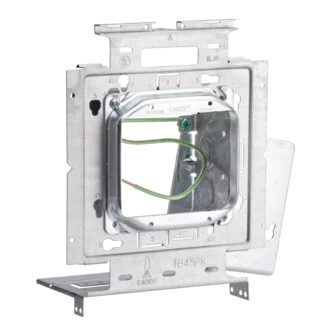 PKX4M2 Box Mounting Plate with Far Side Support on Stud Assembly