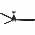 Relax under a refreshing breeze created by this stylish, yet efficiently functional, Gaze ceiling fan featuring a cutting-edge LED light source. With a soft, opal white light shade, extending, distressed Ebony blades, and a Black-finish center, this ceiling fan will keep you cool as you unwind in your living room or bedroom at the end of a warm day.
