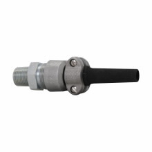 Eaton Crouse-Hinds series CGBS portable cord connector, Non-armoured cable, Steel, Outer sheath min/max: 0.312-0.437", Explosionproof, 1/2" NPT