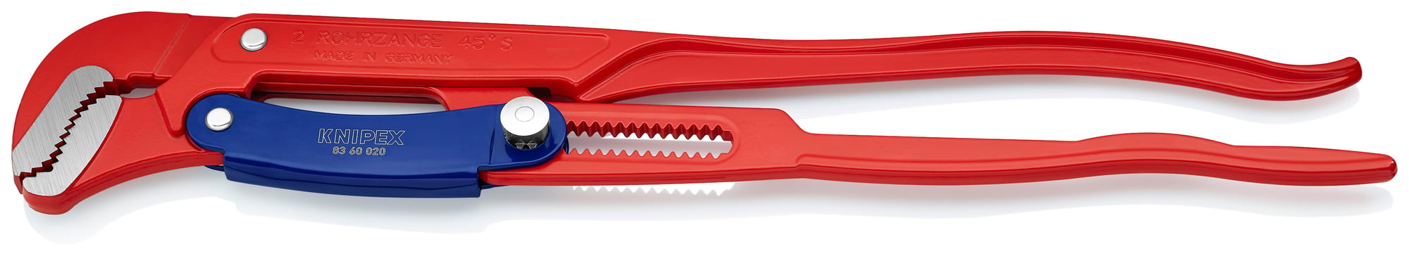 Rapid Adjustment Swedish Pipe Wrench-S-Type, 22 in., Bare Handles